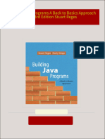 Download full Building Java Programs A Back to Basics Approach 60593rd Edition Stuart Reges ebook all chapters