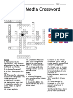 Social Media Crossword Answer Key