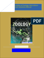 Complete Answer Guide for Integrated Principles of Zoology 16th Edition Hickman Solutions Manual