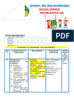 1° SESIÓN DÍA 4 MAT RESOLVEMOS PROBLEMAS DE CAMBIO III