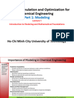 1 - Introduction to Modeling in Chemical Engineering