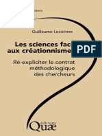 Guillaume Lecointre_Les sciences face aux creationnismes