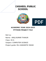 Project on database management system 