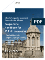 CLCS MPhil Course Handbook 2024 25 (Final)