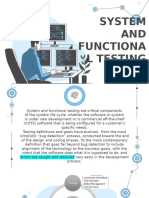 System And Functional Testing PPT