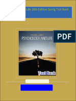 PDF Psychology And Life 20th Edition Gerrig Test Bank download