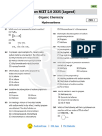 Hydrocarbons _ DPP 01 __ Yakeen NEET 2.0 2025 (Legend)