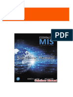 Complete Download of Essentials of MIS 13th Edition laudon Solutions Manual Full Chapters in PDF DOCX