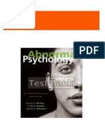 Get Abnormal Psychology An Integrative Approach 8th Edition Barlow Test Bank Free All Chapters Available