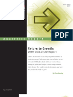 Return To Growth:: Analytics Report