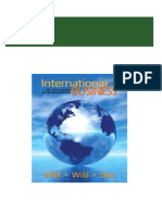 Get International Business The Challenges of Globalization Wild 5th Edition Test Bank free all chapters