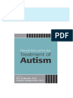 Get Clinical Manual for the Treatment of Autism 1st Edition Eric Hollander PDF ebook with Full Chapters Now