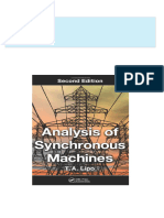 Buy ebook Analysis of Synchronous Machines Second Edition T.A. Lipo cheap price