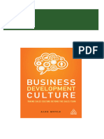 Immediate download Business Development Culture Taking sales culture beyond the sales team Alex Moyle ebooks 2024