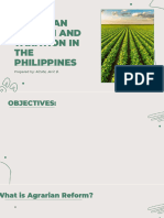 Agrarian Reform and Taxation in the Phi