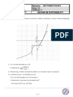 devoir de synthese 1 bac math