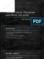 normal labour, partogram and LCG