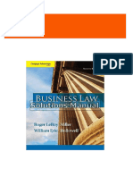 Complete Download of Business Law Text and Exercises 7th Edition Miller Solutions Manual Full Chapters in PDF DOCX