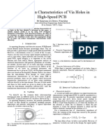 Transmission Characteristics of Via Holes