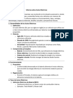 Informe sobre Autos Eléctricos