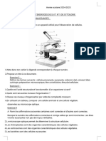 Séried'exercices n°1Cytologie 1ère L2-2024-1(1)