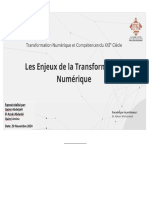 Enjeux de la transformation numerique