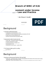 CA. Dharan Gandhi - Reassessment - Only New Law -DG - CTC 27.03 (1)