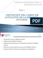 Tema 1 - Definición del campo de actuación de la Medicina Nuclear