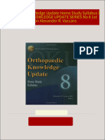 Complete Download Orthopaedic Knowledge Update Home Study Syllabus 8 ORTHOPEDIC KNOWLEDGE UPDATE SERIES No 8 1st Edition Alexander R. Vaccaro PDF All Chapters