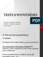 Cours 9 Test dhypothÃ¨se sur une proportion