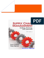 Supply Chain Management 5th Edition Chopra Solutions Manual PDF Download Full Book with All Chapters