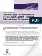 SB 12-09 Criminal Cases (Punishment and Review) (Scotland) Bill - Scottish Criminal Cases Review Commission (497KB PDF