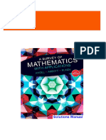 Survey of Mathematics with Applications 10th Edition Angel Solutions Manual all chapter instant download