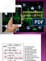 Enfermería en cuidado crítico, monitorizacion hemodinamica.