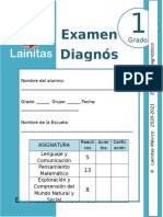 1er Grado - Examen de Diagnóstico (2020-2021)