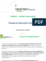 Aula 3 - Tipologia de Organizações Empresariais