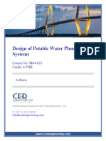 M04-023 - Design of Potable Water Plumbing Systems - US