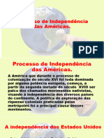 Processo de Independência Das Américas I