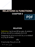 Chapter 4. Relations and  Functions