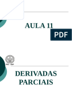 AULA 11 - DERIVADAS PARCIAIS