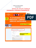 ? (AC-S18) Semana 18 -Tema 01Trabajo de Investigación - Contratos y franquicias (TI)