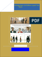 Full Download of Human Resource Management 1st Edition Lepak Test Bank in PDF DOCX Format