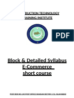 block syllabus e-commerce