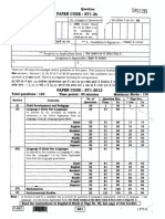 REET 2012 Level 1 Question Paper PDF