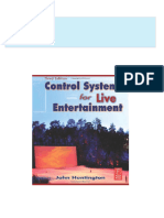 Full Download Control Systems for Live Entertainment Third Edition John Huntington PDF DOCX