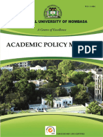 ACADEMIC POLICY