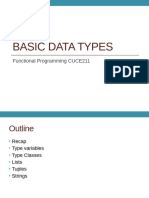 4 Basic Data Types