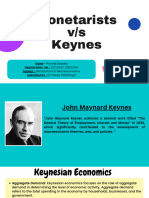 monetarists versus keynes