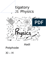 Investigatory Project Physics