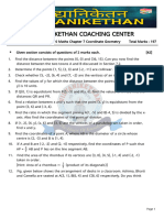 Class 10 Maths Chapter 7 Coordinate Geometry